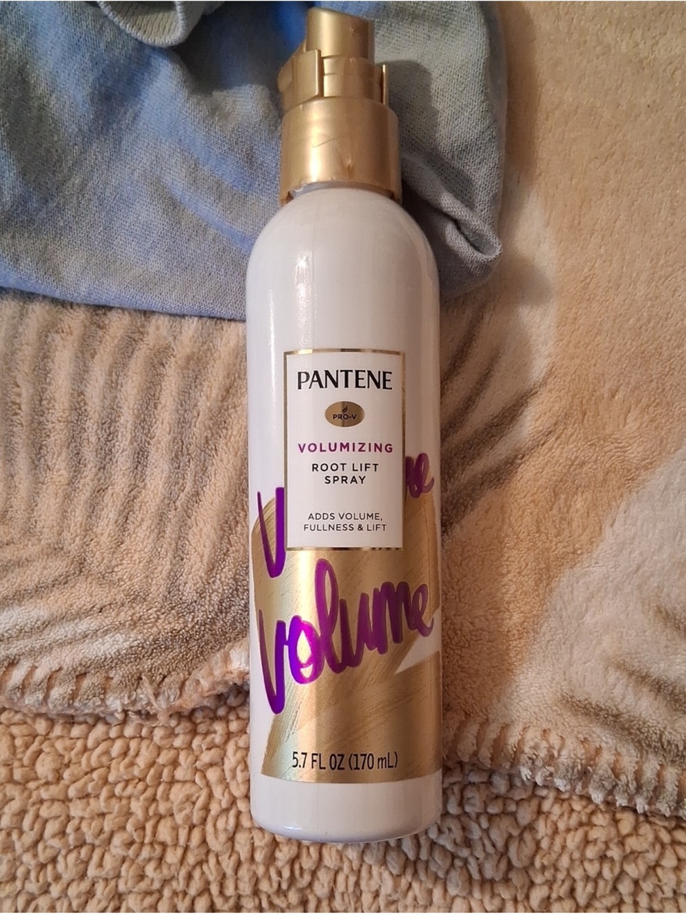 Pantene Volumizing Root Lift Spray - White & Gold Bottle